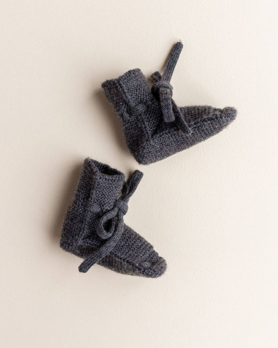 HVID - Booties - charcoal - Hyggekids