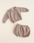 Hvid - wool sweater - georgette - sand - Hyggekids