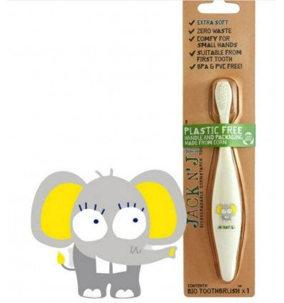 Jack n&#39; jill - bio toothbrush - elephant