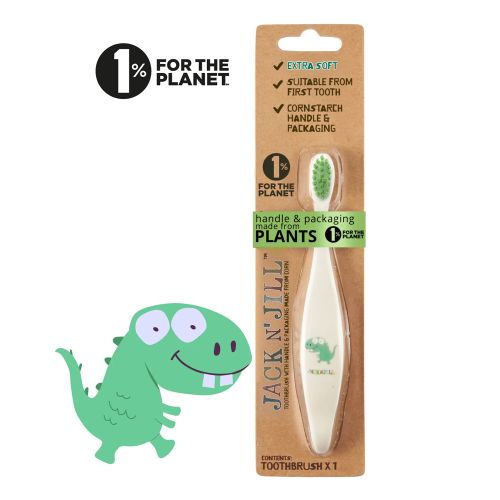 Jack n&#39; jill - bio toothbrush - dino