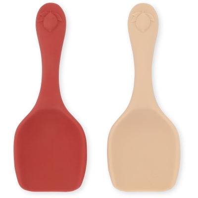 Konges Slojd - Two Pack Beach Shovels - Scarlet/Rose Sand - Hyggekids