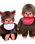 Monchhichi - meisje met roze slab (45cm) - Hyggekids